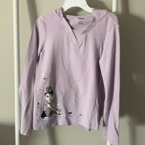 Gymboree size 6 long sleeved hoodie tshirt